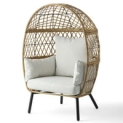 Better Homes & Gardens Kid’s Ventura Outdoor Wicker Stationary Egg Chair with Cream Cushions @ $124.00