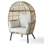 Better Homes & Gardens Kid’s Ventura Outdoor Wicker Stationary Egg Chair with Cream Cushions @ $124.00