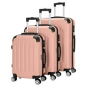 3-Piece Zimtown Hardside Lightweight Spinner Rose Gold Luggage Set with TSA Lock (Various Colors) @ $109.99