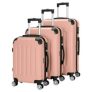 3-Piece Zimtown Hardside Lightweight Spinner Rose Gold Luggage Set with TSA Lock (Various Colors) @ $104.99