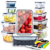 24 Pcs Food Storage Containers with Lids
