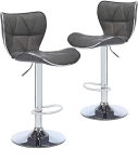 2Pk Adjustable Swivel Barstools @ $72