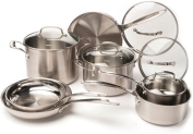 CUISINART 12-Piece Stainless Steel Cookware Set @ $119.99
