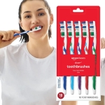 10-Count Amazon Basics Clean Plus Soft Toothbrushes as low as $5.02 Shipped Free (Reg. $6.34) – 50¢ Each –  Rated @ $5.02