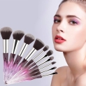 10-Piece Premium Kabuki Makeup Brush Set with Faux Crystal Handles $4.99 (Reg. $26) – 2.4K+  4 Colors @ $4.99