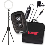 Today Only! 12″ Bi-Color Ring Light Kit $59.99 Shipped Free (Reg. $109.99) – with Microphone and Bluetooth Remote for Smartphones and Compact Cameras @ $59.99
