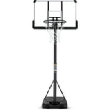 Portable Basketball Hoop Goal Basketball Hoop System Height Adjustable 7 ft. 6 in. – 10 ft. with 44 inch Indoor Outdoor PVC Backboard Material @ $129.99