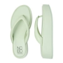 No Boundaries Women’s Wedge Flip Flop Sandals (various sizes in 3 colors) @ $9.00