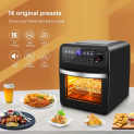 Today Only! Cook your favorite fries, wings and chicken drumsticks with this 16-in-1 13QT Toaster Oven Air Fryer for just $106.49 After Code (Reg. $212.99) @ $106.49