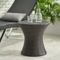 Noble House Brown Wicker Outdoor Brown Accent Table @ $25.91