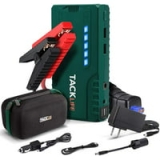 Tacklife 800A Peak 18000mAh Portable Car Jump Starter up to 7.0L Gas 5.5L Diesel Engine with Long Standby (Green) @ $36.99