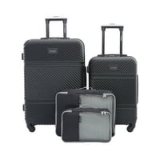 Wrangler 4 Pc Hardside Spinner Luggage Set @ $97.00