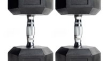 walmart deals2-Pack CAP Barbell 60lb Coated Hex Dumbbell for $119.99