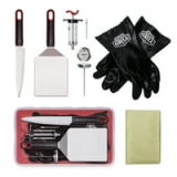 9-Piece Expert Griddle Grill BBQ Smoking Kit Set for Outdoor Cooking @ $19.97