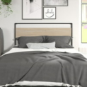 Mainstays Industrial Queen Wood & Metal Headboard (Beige Oak) @ $30.98