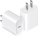 for iPhone Charger USB-C Power Adapter : 20W 2 Packs USB C Wall Charger @ $4.99