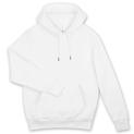 Adult universal white padded hooded sweatshirt @ $12.00