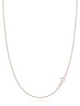 ONLVULF Solid 925 Sterling Silver Necklace for Women, 1.2mm Italian Silver Necklace Chain, Cable Chain Necklace Chains for Women, Thin & Dainty & Sturdy Rose Gold Women’s Chain Necklaces, 22Inch @ $6.79