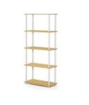 Furinno Turn-N-Tube 5-Tier Multipurpose Shelf / Display Rack / Storage Shelf / Bookshelf @ $28.14