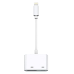 YAYIET Digital HDMI Adapter, 1080P Video AV Audio Converter Cable, 1080P Digital Sync Screen Converter Charging Port 1080P HDMI Converter for HD TV/Projector/Monitor