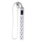 Go Green Power Inc. GG-16103MIN 6 Outlet Mini Surge Protector @ $4.00