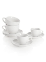 Sweese 433.401 Porcelain 2 Ounce Espresso Cups and 6 Ounce Cappuccino Cups @ $8.75