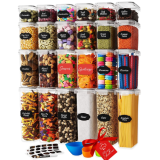 2 Days Only! 24-Piece Airtight Food Storage Containers Set with Lids $51.99 After Coupon (Reg. $69.99) + Free Shipping! thru 12/31! @ $51.99