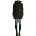 XOXO Women’s Heavyweight Jacket with Faux Fur Hood (Multiple Colors) @ $29.99