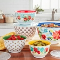 10-Piece The Pioneer Woman Melamine Mixing Bowl Set (Spring Bouquet) @ $19.96