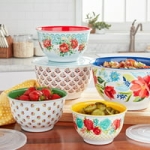 10-Piece The Pioneer Woman Melamine Mixing Bowl Set (Spring Bouquet) @ $19.96