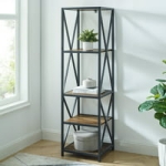 Woven Paths Charlie Farmhouse 4-Shelf Bookcase @ $47.00