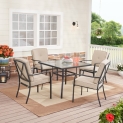 Mainstays Forest Hills 5 Piece Patio Dining Set – Beige