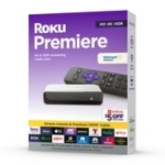 Roku Premiere | 4K/HDR Streaming Media Player Wi-Fi Enabled with Premium High Speed HDMI Cable and Simple Remote @ $19.00