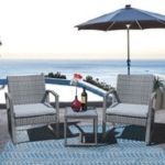 3-pc. Outdoor Cushioned Wicker Chat Set @ $127.49