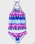 Girls Tie Dye Tankini Swimsuit – White