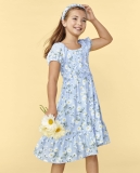 Girls Mommy And Me Floral Tiered Dress – Whirlwind