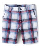 Boys Plaid Chino Shorts – Tidal