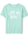 The Childrens Place  Boys Matching Family Mama Graphic Tee @ $2.39