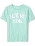 The Childrens Place  Boys Matching Family Mama Graphic Tee @ $2.39