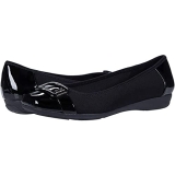 Anne Klein womens Ulivera Ballet Flat, Black, 7 US