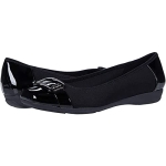 Anne Klein womens Ulivera Ballet Flat, Black, 7 US