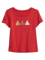 GAP Baby Girls Short Sleeve Graphic Tee T Shirt @ $4.26