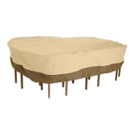 Classic Accessories Veranda Water-Resistant 88 Inch Rectangular/Oval Patio Table & Chair Set Cover @ $28.74