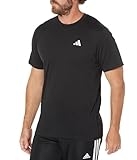 adidas Men’s Essentials Feel Ready Training T-Shirt, Black/White, Medium @ $10.00