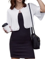 SoTeer Women Short Sleeve Sheer Chiffon Shrug Open Front Bolero Cardigan @ $5.99