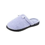 isotoner Women’s Chevron Slip On Clog Slippers with Moisture Wicking for Indoor/Outdoor Comfort and Arch Support, Periwinkle, 9.5-10 M US @ $15.00