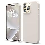 elago Compatible with iPhone 14 Pro Max Case, Liquid Silicone Case, Full Body Protective Cover, Shockproof, Slim Phone Case, Anti-Scratch Soft Microfiber Lining, 6.7 inch (Stone) @ $6.50