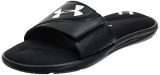 Under Armour Men’s Ignite VI SL Slide Sandal, Black (003)/Black, 9 M US