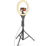 UBeesize 12’’ Ring Light with Tripod @ $15.29