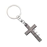 HOSAUNA Keychains Women’s Men’s Universal Keychain, Children’s Graduation Cross Metal Car Charms, Peripheral Keychain Backpack Charms @ $1.99